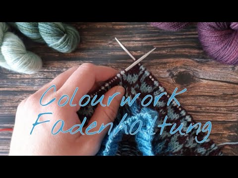 Colourwork - the thread holding