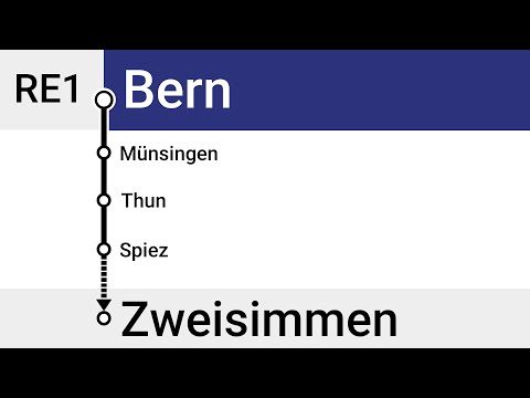 BLS Ansagen » RE1/R11 Bern — Spiez — Zweisimmen | SLBahnen