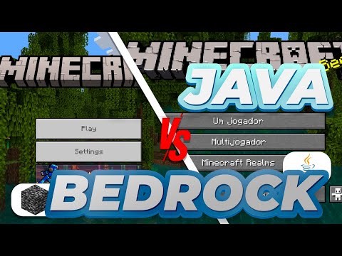 Qual MINECRAFT é MELHOR? BEDROCK ou JAVA edition?