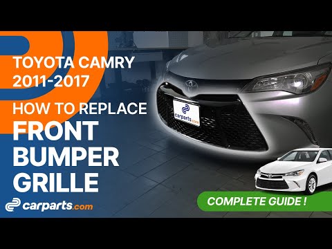 How to replace the Front Bumper Grille 2011-2017 Toyota Camry