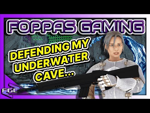 DEFENDING MY HIDDEN UNDERWATER CAVE! | ARK PVP FOPPAS GAMING S5 EP4
