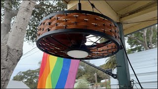 Add a Ceiling Fan ANYWHERE this PLUGS IN!