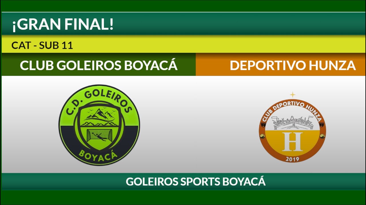 Goleiros Boyacá - Último partido