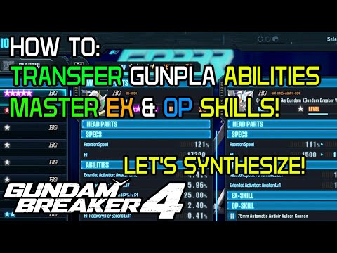 MASTER EX/OP SKILLS & TRANSFERING ABILITIES! A Quick Synthesis Guide!