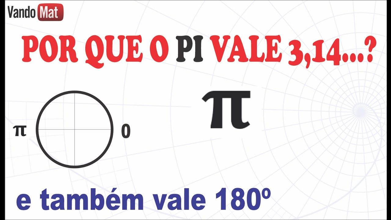 POR QUE O NÚMERO PI VALE 3,14??? #trigonometria #encceja #enem