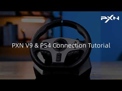 PXN V9 Gaming Steering Wheel & PS4 Connection Tutorial.#pxn #tutorial #pxnv9 #ps4 #racingwheel