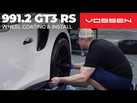 991.2 GT3 RS Wheel Coating & Vossen Wheel Install