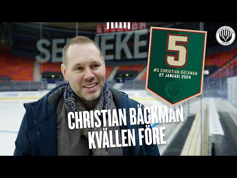 Frölunda: Christian Bäckman i Frölunda-TV kvällen före ceremonin