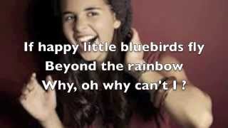Carly Rose Sonenclar - Over the Rainbow Lyrics X-factor USA