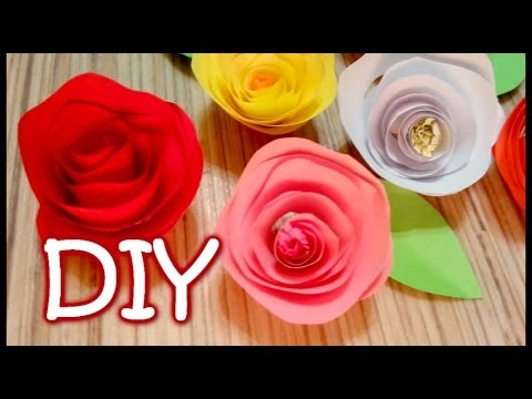 Twisted Paper Rose - How to Make an Easy Rose Out Of Paper