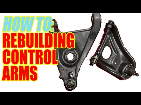 How To Replace Suspension Bushings - Control Arm Ball Joint Replacement - Pontiac Firebird F Body