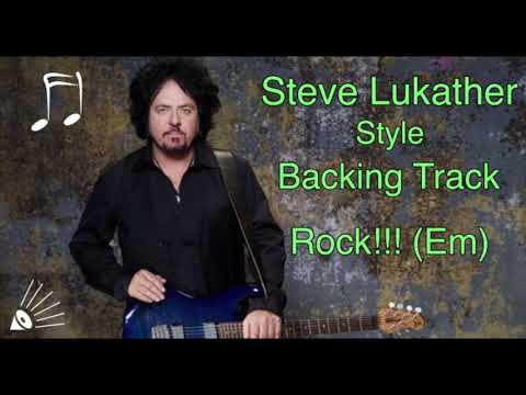 Steve Lukather Style - Backing Track Rock!!! (Em) - High Quality