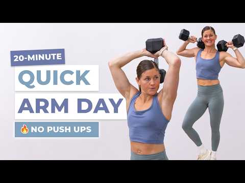 20-minütiges schnelles Armtraining (keine Liegestütze)