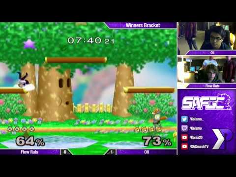 SAFGC R1 - Flow Rats (Sheik) vs Oli (Fox) - SSBM