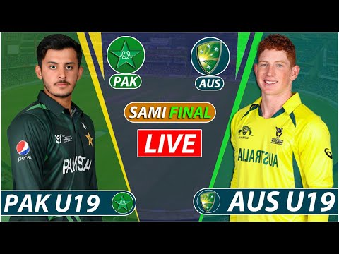 U19 World Cup Live: Pakistan v Australia U19 Live | PAK U19 vs AUS U19 Live Commentary | 1st Innings