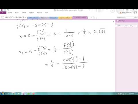 Clemson Math 1070 Newton's Method
