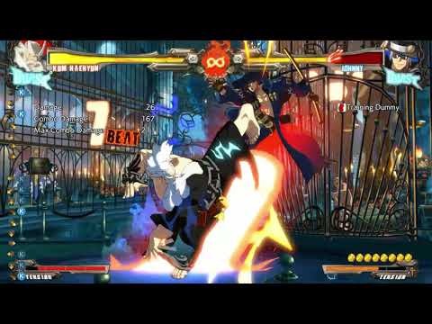 GGXrdR2.1 Haehyun: Shishiinken into Unblockable Setup vs. JO