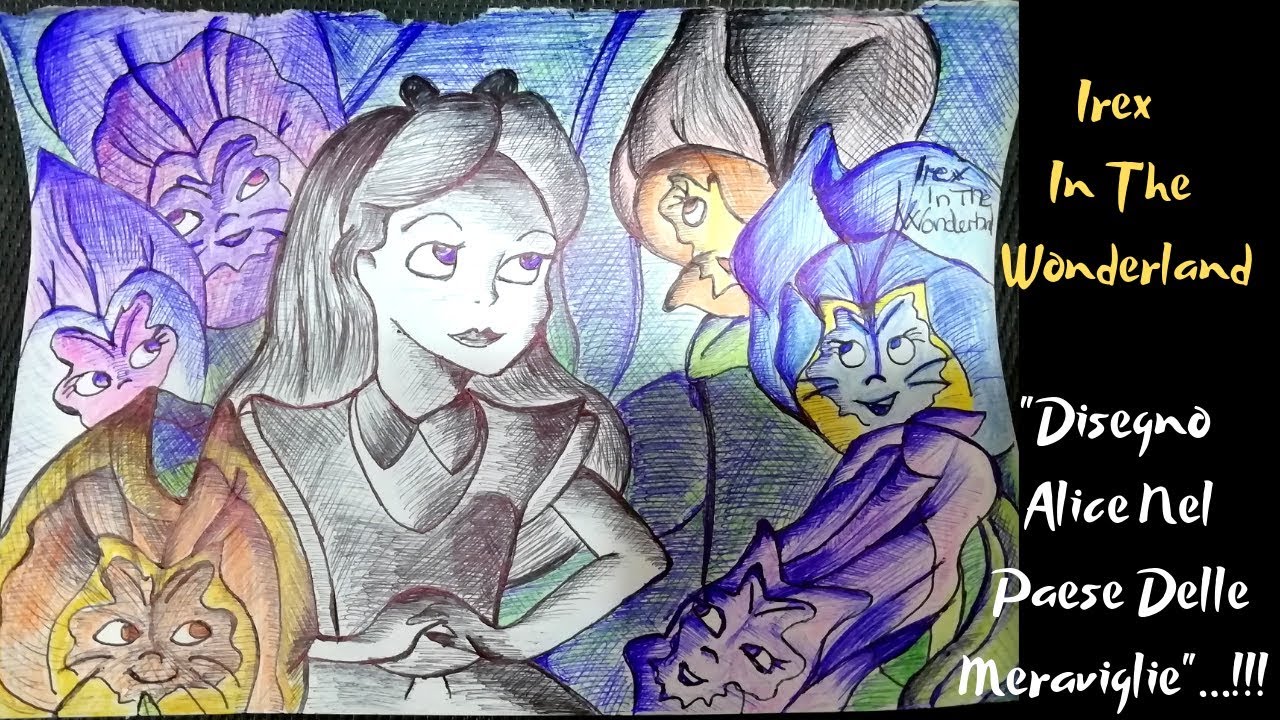 Disegno...Alice Nel Paese Delle Meraviglie...!!!