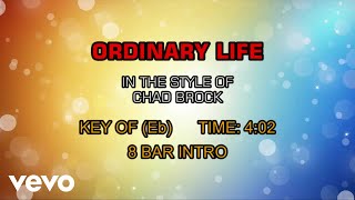 Chad Brock - Ordinary Life (Karaoke)