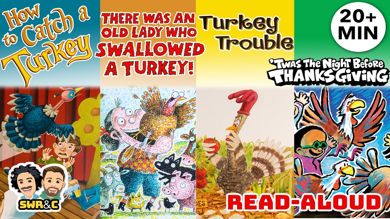 📚🦃  4 Kid's Thanksgiving Read-Alouds | TURKEY BOOKS