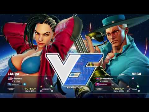 STREET FIGHTER V Acethekid (Laura) VS TheTeavirus (Vega)