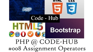 php basics #008 operators in php - Assignment Operator