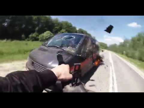 Hardcore Henry 2015 - Chase scene on the road