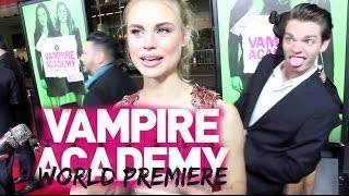 Vampire Academy Premiere - Mark Waters, Lucy Fry, Sarah Hyland, Dominic Sherwood, and MORE