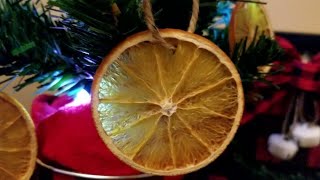 How to Dry Orange Slices | Dried Orange Slice Ornaments | Oven Method