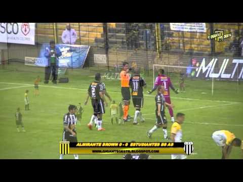 ALMIRANTE BROWN 0 - 1 ESTUDIANTES BS.AS (Los goles)  www.giganteoeste.blogspot.com