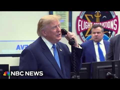 President Trump announces new Space Force Academy ahead of NASA launch