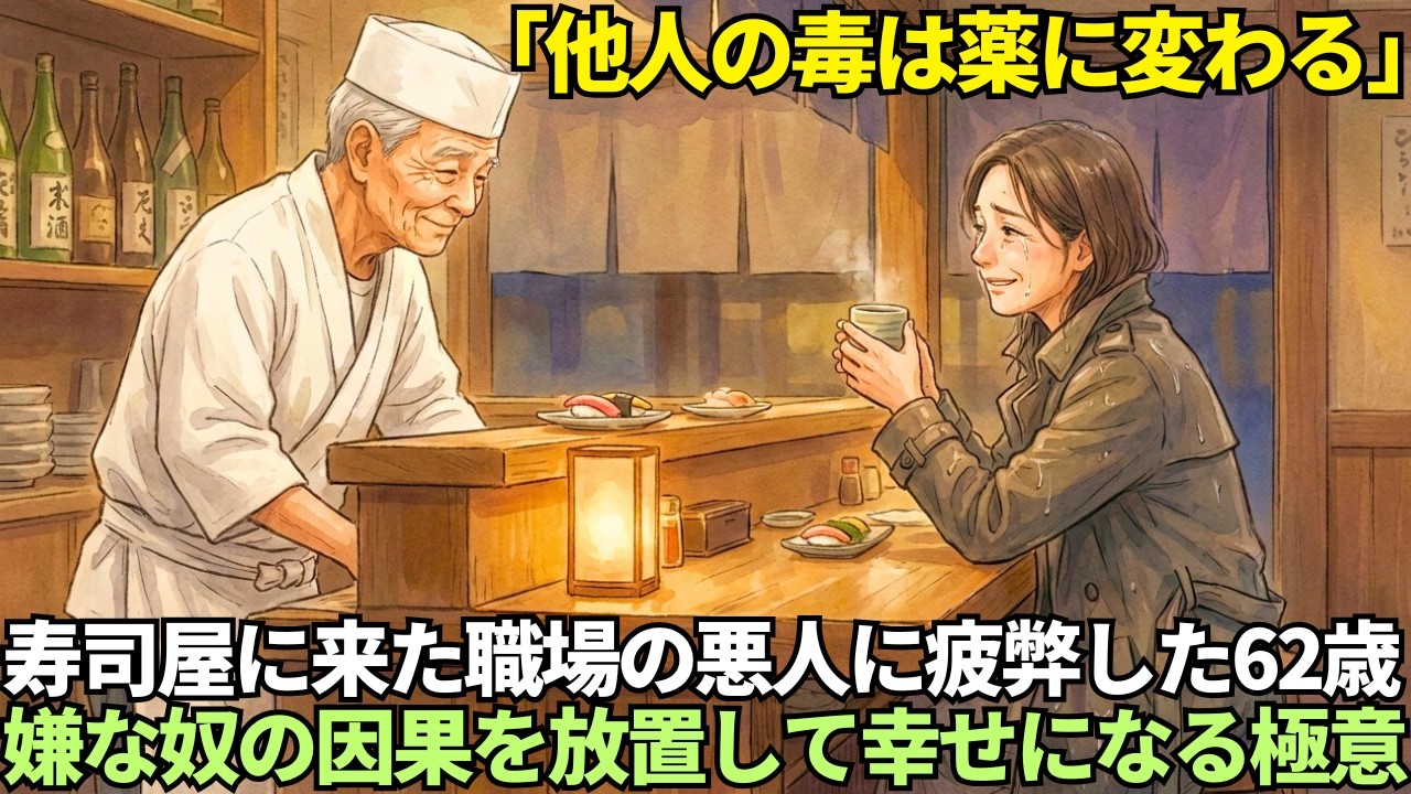 正直者が馬鹿を見る職場に疲れた62歳「あんたの生き方は、何一つ間違ってねえよ」大将の言葉に涙腺崩壊…真面目な人が報われる【空海の教え】
