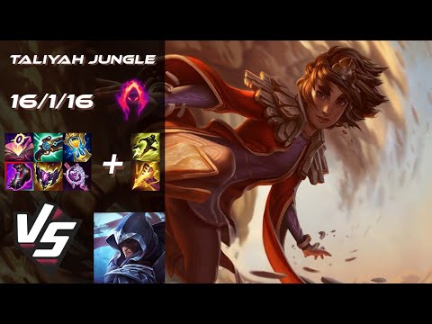 JUNGLE Taliyah vs Talon - NA Challenger Patch 25.19