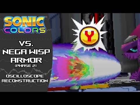 Sonic Colors (DS) - vs. Nega Wisp Armor (Phase 2) - Oscilloscope Reconstruction