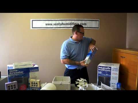 How to clean your Venta Airwasher Humidifier Instrctional Video