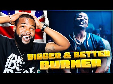 BURNER - BIGGER & BETTER (FRESH HOME) (Official Video) | AMERICAN REACTION🔥🇺🇸