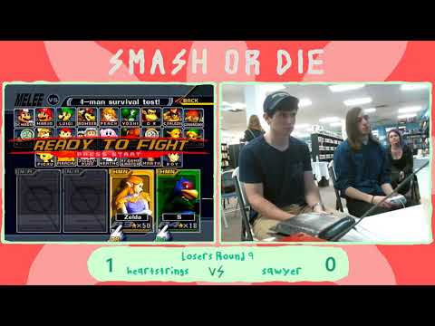 SMASH OR DIE 1 - heartstrings (Sheik) vs. sawyer (Falco) Smash Melee Losers Finals