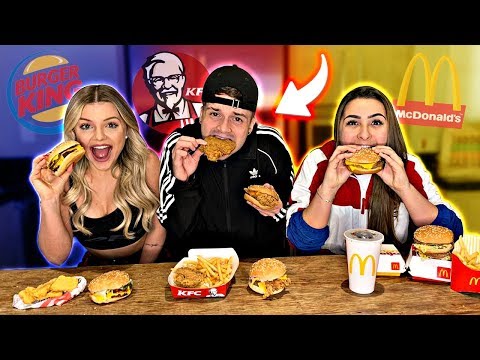 24 HORAS só COMENDO FAST-FOOD! ft. Carol Bresolin e Bibi