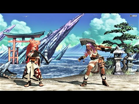 Baiken vs Darli Dagger (Hardest AI) - Samurai Shodown