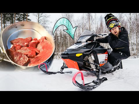 Paistuuko Pihvi Moottorikelkalla!? - BMA