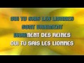 Les lionnes - Yannick Noah (karaoke) 