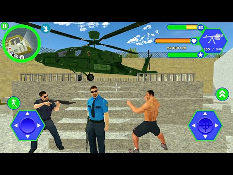 Miami Police Crime Vice Simulator #8 - Fun at Army Base - Android Gameplay