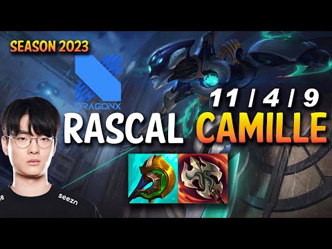 DRX Rascal CAMILLE vs JAX Top - KR Ranked