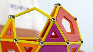 TUTORIAL - Geomag Classic Panels - 200 pcs - 100% Recycled Plastic - ITEM 474