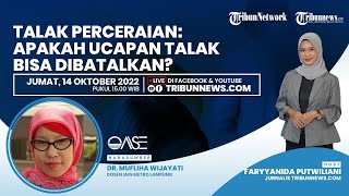 TALAK PERCERAIAN: Apakah Ucapan Talak Bisa Dibatalkan