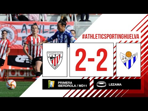 ⚽ RESUMEN I Athletic Club 2-2 Sporting Huelva I J11 Primera Iberdrola 2021-22 I Laburpena