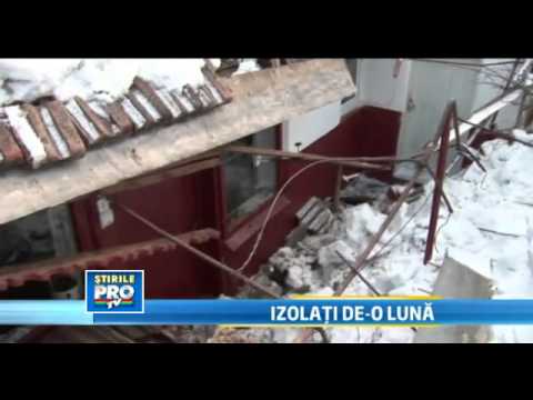 SATUC BRAILA #  Intamplare de domeniul fantasticului  Sat ingropat in NAMETI, uitat de toti, la o luna de la ninsori