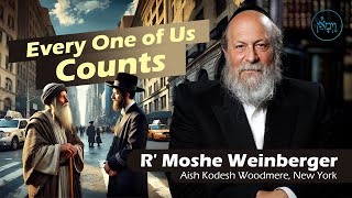 Vayimaen (וימאן) R' Moshe Weinberger - Every One of Us Counts