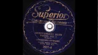 Lonesome Cowgirl  Anniversary Blue Yodel No 7 SUPERIOR 2631 1930