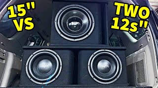 Download lagu ONE 15 VS TWO 12 SUBWOOFERS | MYTH BUSTED mp3 Download lagu ONE 15 VS TWO 12 SUBWOOFERS | MYTH BUSTED mp3